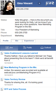 Connect Social to Email with Jive for Outlook