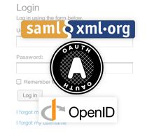 Open but secure. OAuth. OpenID.